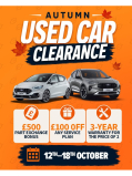 AUTUMN USED CAR CLEARANCE IS HERE! 🚗