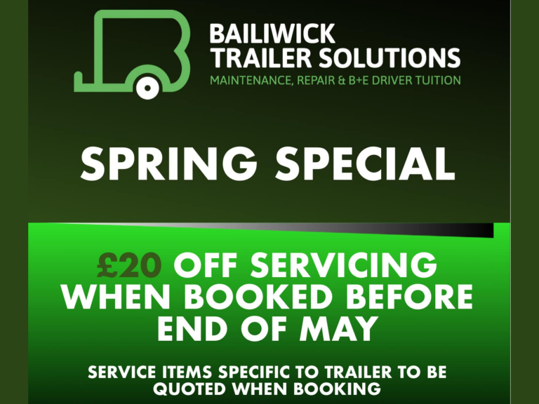 Spring Special with Bailiwick Trailer Solutions