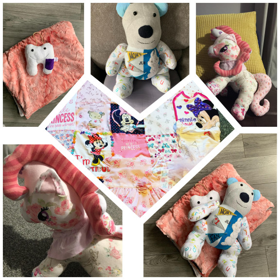 Personalised Baby Blanket and Taggy - just £35 for matching set