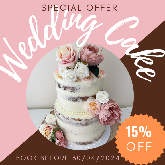 15% Off Wedding Cakes