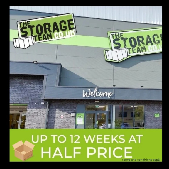Self Storage Offer - 4/8/12 weeks half price.
