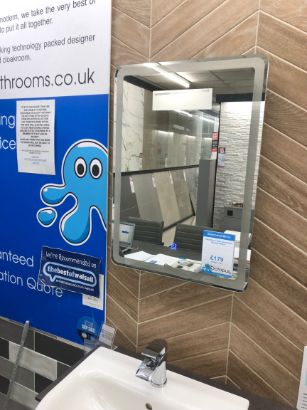 Illuminated Mirror Offer from Octopus Bathrooms in Walsall