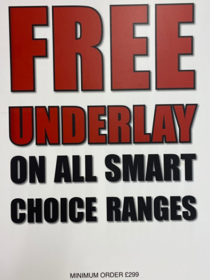 FREE Undrelay on all Smart Choice Ranges.