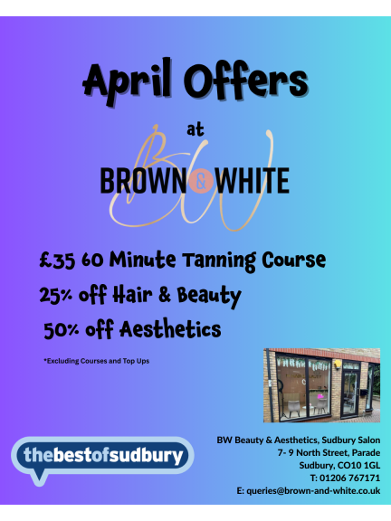 Amazing April Offers from Brown & White