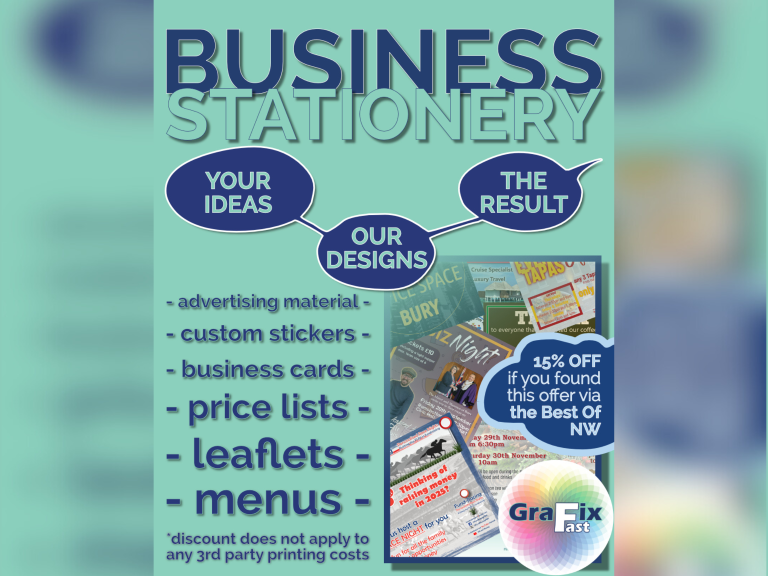 Get 15% Off Business Stationery with Grafix Fast