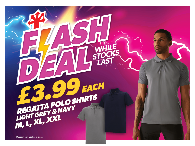 Flash Deal on Regatta Polo Shirts