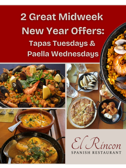2 New Year Offers from El Rincon Spanish Restaurant