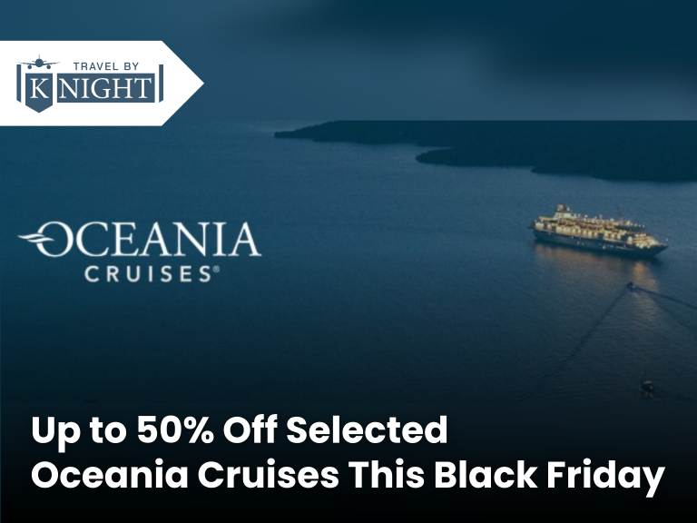 Up to 50% Off Selected Oceania Cruises This Black Friday