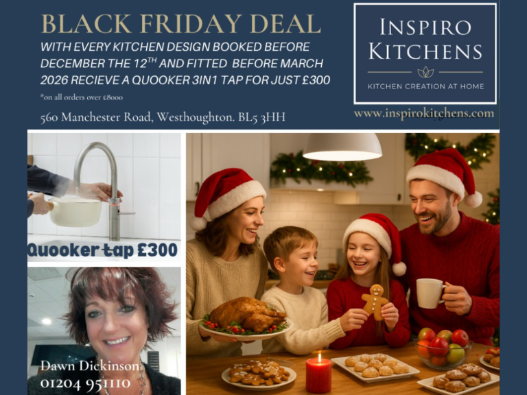 Black Friday Kitchen Design Offer, Get a Quooker Tap for £300