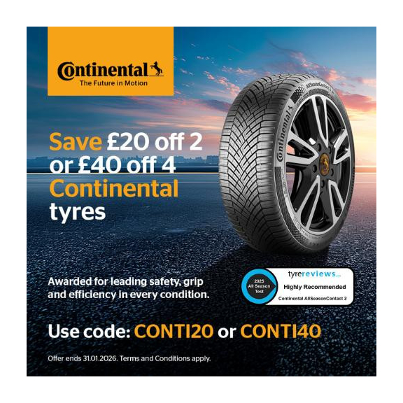ONLINE Continental Tyres Offer from Northants Mobile Tyres, Corby