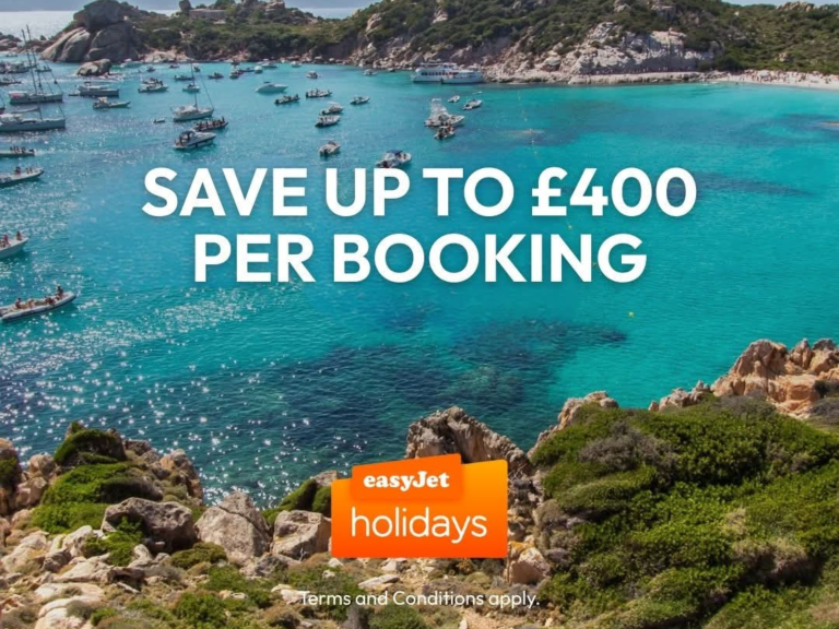 Save Up to £400 Per Booking on EasyJet Holidays