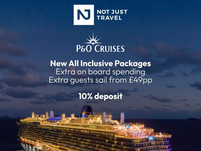P&O Cruises All Inclusive Packages from Just 10% Deposit