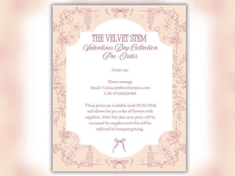 The Velvet Stem Valentine’s Day Collection, Pre-Order Offer