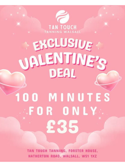 💘 Tan Touch Tanning EXCLUSIVE VALENTINE’S DEAL 💘