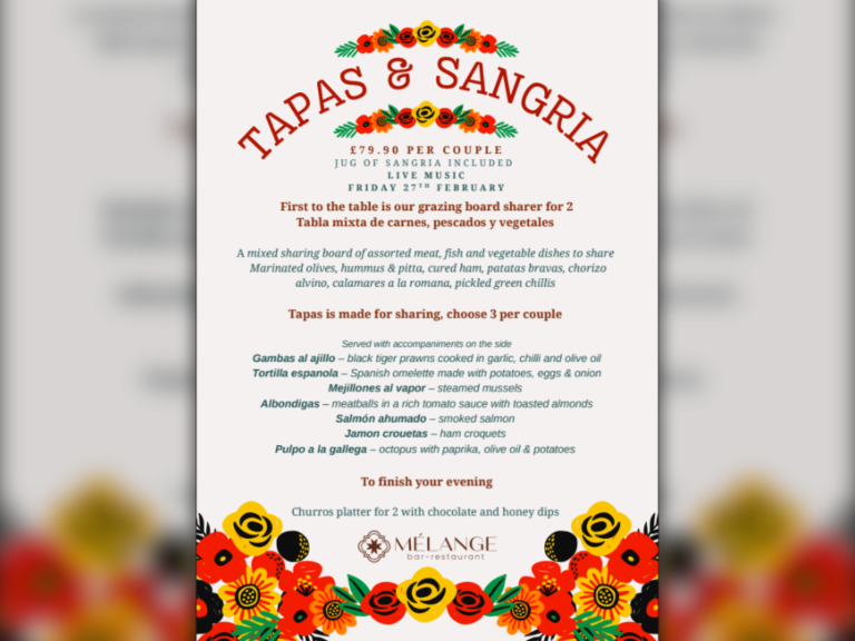 Tapas & Sangria Night at Melange, A Feast Made for Sharing ✨