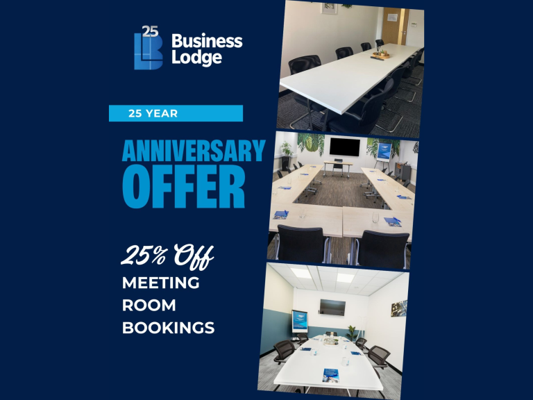 Celebrate 25 Years with 25% Off Meeting Rooms