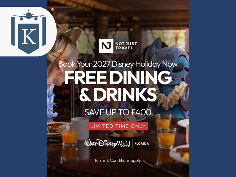 Free Dining & Drinks on Your 2027 Disney Holiday ✨