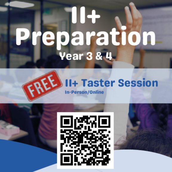 FREE 11 Plus Taster Session with Pass 11 Plus Grammar Preparation Success