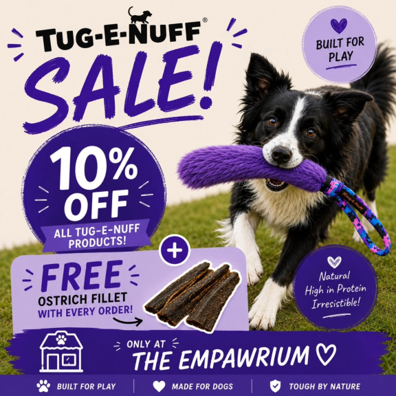 🎉🐶 Tug-E-Nuff SALE is now on at The Empawrium! 🐾
