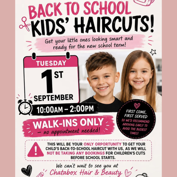 Back to School Haircuts at Chatabox Hair & Beauty 🎒✂️