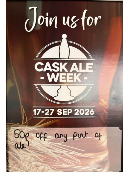 It’s cask ale week!