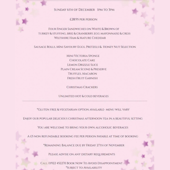 🎄✨ Christmas Afternoon Tea at Wilsons Tea Room! ✨🎄