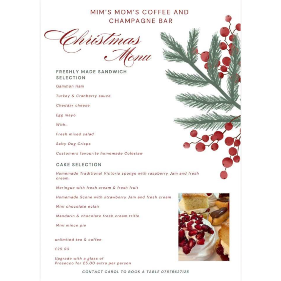 🎄✨ MIMS MOMS CHRISTMAS MENU IS HERE! ✨🎄