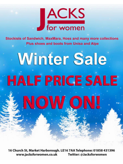 Up to 50% Sale NOW ON at JACKS for WOMEN