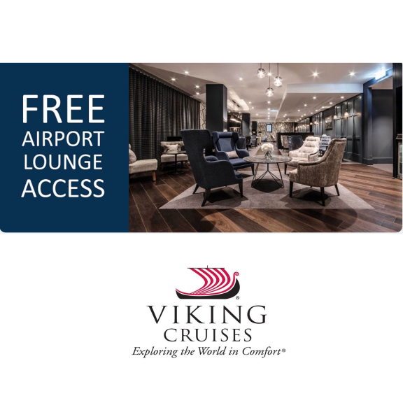Complimentary Airport Lounge Access with Viking Cruises 