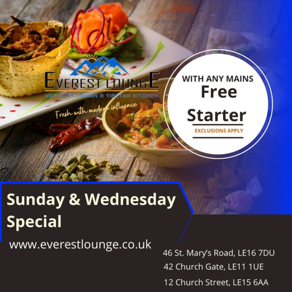 Sunday & Wednesday Special at Everest Lounge
