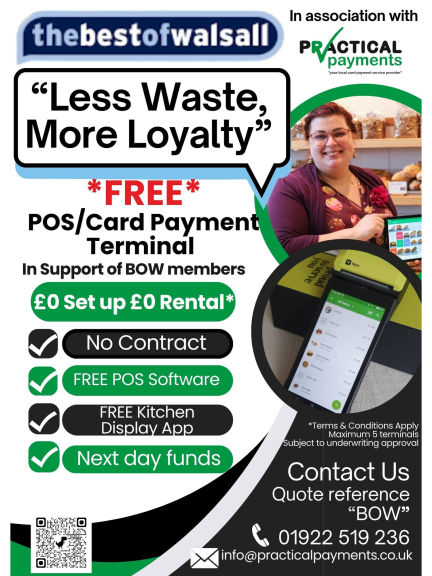 Get a FREE POS Card Terminal – £0 Setup, £0 Rental, No Contract at Practical Payments Walsall