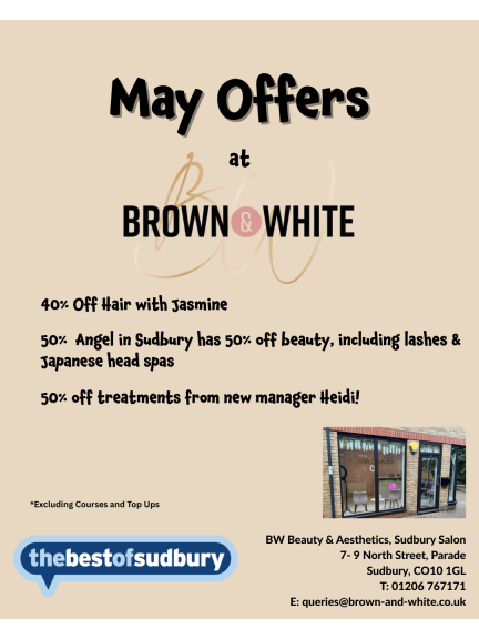 Marvellous May Offers from Brown & White