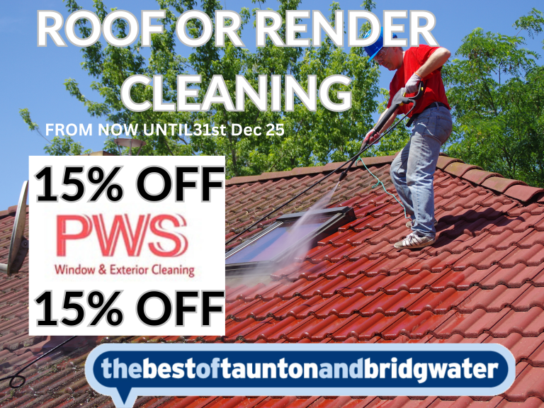 15% off Roof or Render Cleaning