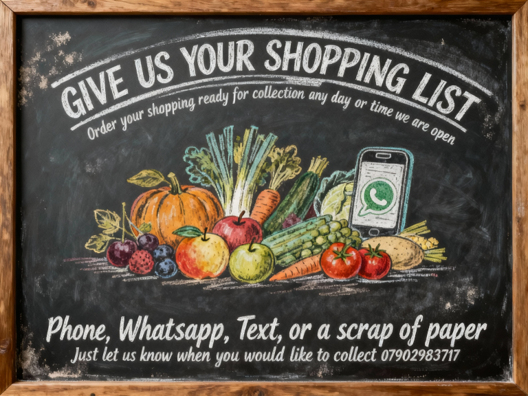 Pre-Order Your Shopping at The Veg Patch in Lichfield