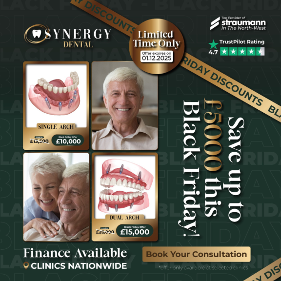 Black Friday Dental Implant Savings – Save Up to £5,000