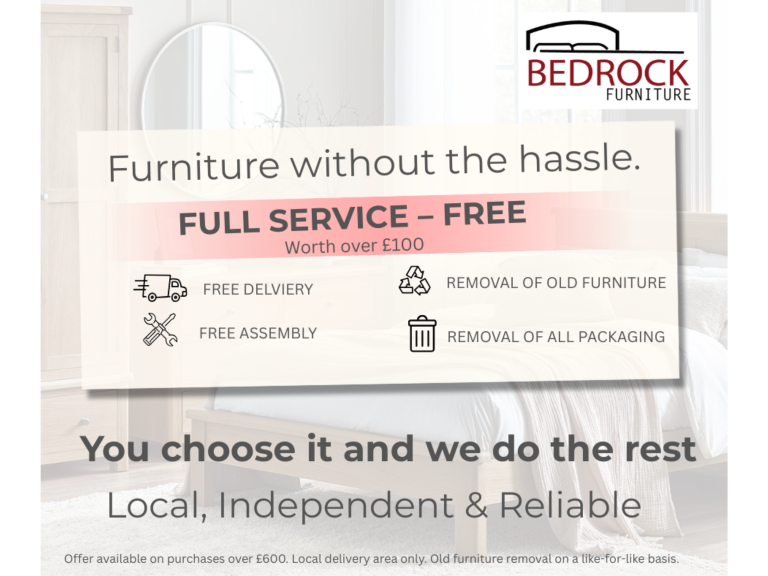 Bedrock Furniture Free Full Service Offer