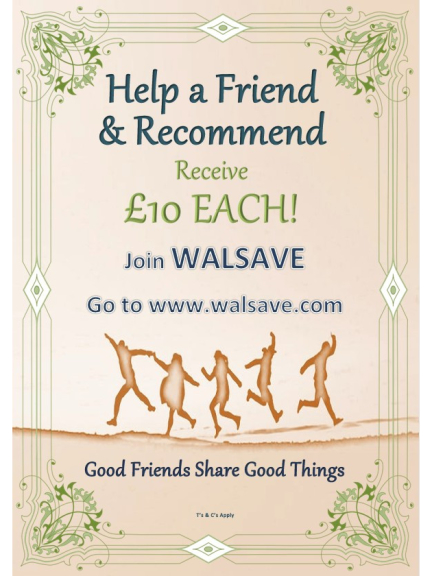 Walsave Credit Union Ltd Refer a Friend