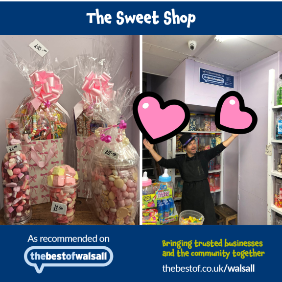 Say it with Sweets this Valentine’s at The Sweet Shop (Walsall) 💘🍬