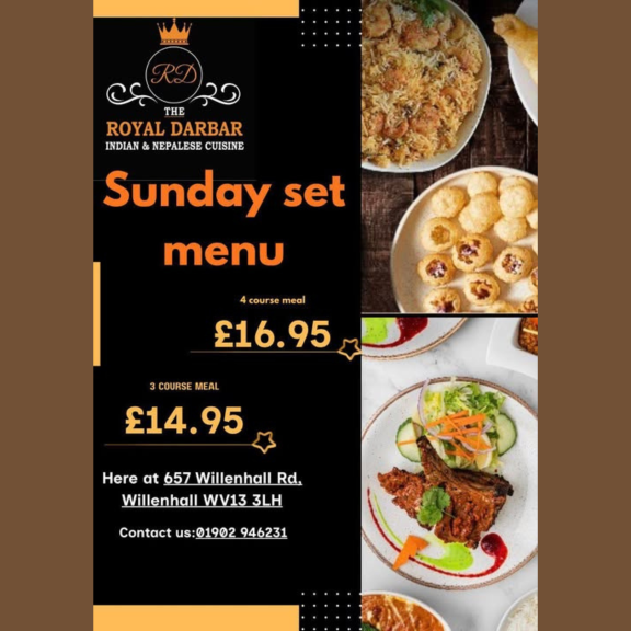 Sunday Special Set Menu at The Royal Darbar 🍽️✨