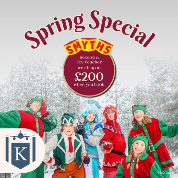 Lapland 2026 Spring Special, Free £200 Smyths Voucher 🎁