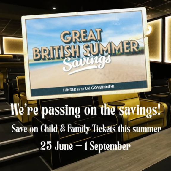 🇬🇧☀️ Great British Summer of Savings is here at Lockworks Cinemas! ☀️🍿