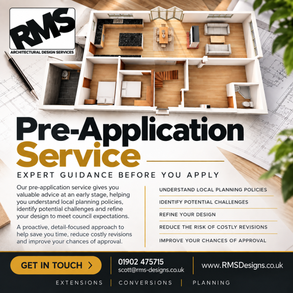 Pre-Application Service for Extending, Converting or Building - RMS Designs