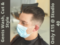 Gents Wash, Cut & Style for £15!