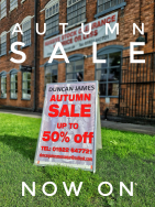 Autumn Sale at Duncan James Menswear - up to 50% off