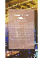 LUNCHTIME OFFER at Taste Social - Any ONE Delicious Dish + 1 Soft Drink For Just £5.90