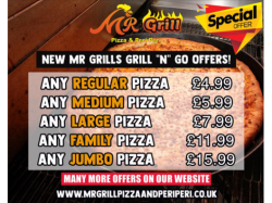 Pizza Offers from Mr Grill 