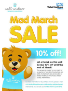 10% off Artwork during the Mad March Sale 