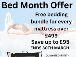 Save up to £95 on bedding with Bedrock Furniture!