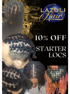 10% OFF starter Locs at Lazuli Hair