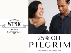 Pilgrim Sale at Wink: 25% off